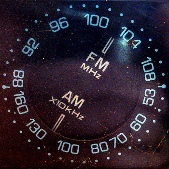 Round radio dial